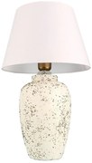 Настолна лампа RAMZES 1xE27/40W/230V бяла/кремава