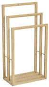 WENKO 25629100 - Стойка за кърпи BAMBUSA 42,5x82 cm кафява