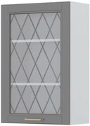 Висящ шкаф Tahoma V9-60-1KS with Витрина-Graphite