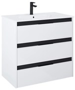 Конзолен шкаф за баня A852017606, с умивалник, 80.5х46х74см