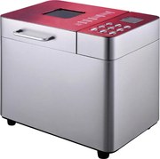 Хлебопекарна Finlux FBM-1684IX, 550W, 25 пpoгpaми, Обем 1кг, Отложен старт 15 ч, Инокс/червен