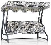 Градински троен люлеещ се стол Olea 5, цвят Многоцветен