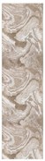 Бежова пътека 80x300 cm Marbled – Flair Rugs