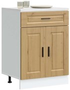 853976 vidaXL Кухненски шкаф Porto, дъб артизан, инженерно дърво