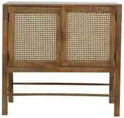 Кафяв скрин от мангово дърво 88x84 cm Nipas - Light &amp; Living