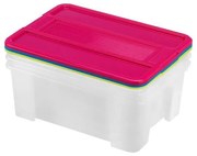 КОМПЛЕКТ 3x Кутии TEX BOX 10 л за съхранение