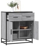 848982 vidaXL Шкаф Grey Sonoma 68x35x76 cm Изработена дървесина