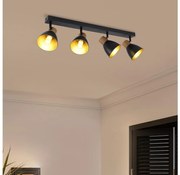 Brilagi - Точково осветително тяло ODENSE 4xE14/10W/230V каучуково дърво/черно