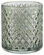 Стъклена чаша за четки за зъби в цвят мента Atessa – Wenko