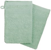 Сет ръкавици за баня atmosphera, Памук, 15x21 cm, 2 бр - Зелен