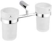 NIMCO BR 11058DW-26 - Стенен държач за четки BORMO матово стъкло/хром