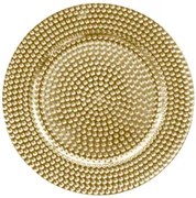 Horecano - Подложна чиния релефна златна (HC-93940) 194600-1