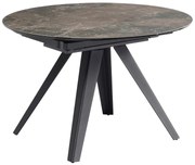 Разтегателна трапезна маса BOLKOW - кафява