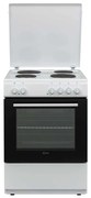Готварска печка VOX EHT 6020 WG, 8600W, 65 л, Клас А, 4 електрически котлона, 8 функции, До 250C, Бял
