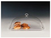 Поликарбонатен поднос правоъгълен с капак 28x43,5x14см. - комплект (ZCP 554)AN