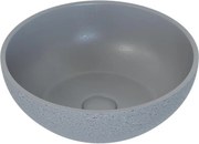 Мивка за плот BERGEN Ø 39 см бетон/сив