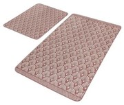 Кафяви кадифени килими за баня в комплект от 2 бр. 60x100 cm – Mila Home