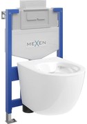 Mexen комплект за вграждане WC с конструкция Fenix XS-U и чиния WC Lena, бял гланц - 6853322XX00