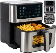 Фритюрник с горещ въздух Air Fryer Ruhhy 25512, 8л, 10 програми