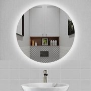 Огледало за баня LED осветление LM Serene Glimmer 450×450мм