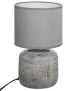 Нощна лампа atmosphera Salta, 28 cm, Керамика - Сив