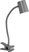 Osram - Настолна лампа със скоба DESK LINE 1xGU10/9W/230V сива