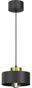 Пендел MARTI 1xE27/15W/230V черен/златист