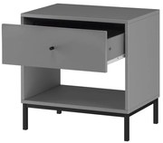 Сиво нощно шкафче Celine – Støraa
