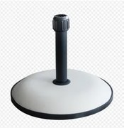 Стойка за чадър кръг 25 кг - Бяла