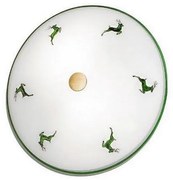 Kolarz 731.U12.4.100 - Потолно осветително тяло NONNA, 2xE14/60W/230V, Ø 32 см, зелен/месинг