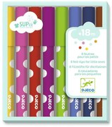 Djeco - Флумастри тип четка за най-малките ST1