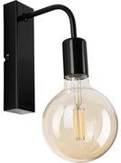 Аплик ASTRID 1xE27/60W/230V лъскаво черен