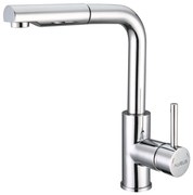 ALVEUS 1135365 - Смесител SARA с изтегляща се душ слушалка, 29,7 см, хром