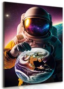 Картина на платно – Космонавт в неизвестна атмосфера