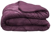 2 в 1 Одеяло шерпа/олекотена завивка Artisti Italiani Reverie 160/220 лилаво