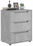 4108286 vidaXL Бюфет "VISNES" Бетон сив 60x40x73 cm Инженерна дървесина