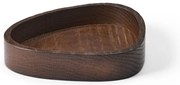 Кафява декоративна дървена кутия за съхранение 14x12,5x3 cm Curve S – LIND DNA