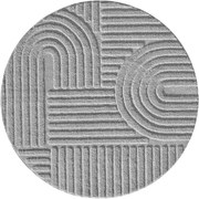 Светлосив кръгъл килим ø 160 cm Art – Ayyildiz Carpets
