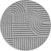 Светлосив кръгъл килим ø 200 cm Art – Ayyildiz Carpets