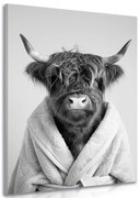 Картина на платно – Крава в халат