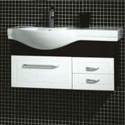 Конзолен PVC шкаф ICP 133 с умивалник, 90x48x47см