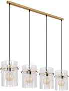 Globo 15698-4HM - Пендел GORLEY 4xE27/60W/230V златист