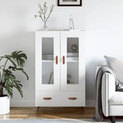 Sonata H Висок шкаф, бял, 69,5x31x115 см, инженерно дърво