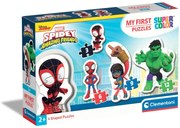 Clementoni - Пъзел My First Puzzle Spidey and His Amazing Friends 20836  3-6-9-12ч.