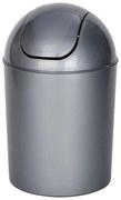 Сиво пластмасово кошче за боклук 6 l Economic – Wenko