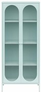 Светлосиня метална витрина 80x186x40 cm Luna – Støraa