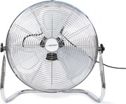 Вентилатор за под Esperanza EHF006 Cyclone, 110W, 45 см, 3 скорости, 116м3/мин, Алуминиеви перки, Сребрист/хром