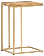 286400 vidaXL Странична маса, 35x45x65 см, мангово дърво масив