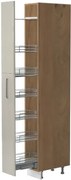 Висок подов шкаф Modena K23-30-1KZ-Walnut - Gray light