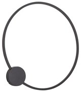 Дизайнерска стенна лампа черна 67cm вкл. LED 3-степенно димиране - Anello